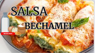 Tutorial fácil cómo hacer salsa bechamel con cebolla en casa 👩‍🍳 [upl. by Hazem]