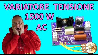 0895 VARIATORE DI TENSIONE AC POTENZA 15 kW in kit DI MONTAGGIO [upl. by Odrahcir]