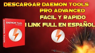 DESCARGAR DAEMON TOOLS PRO FACIL Y RAPIDO 1 LINK FULL SIN PUBLICIDAD [upl. by Haldane]