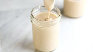 Easy Homemade Tahini Recipe  How to Make Tahini [upl. by Otrevogir]