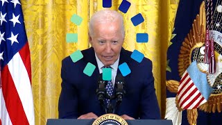 NOT A JOKE Biden Slurs amp Struggles Speech [upl. by Nevai]