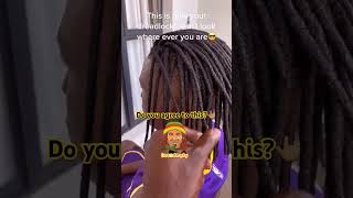 Should locs look like this 😐🤨 deadhead dreadlocks [upl. by Ymot]