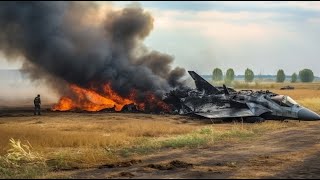 Russias Mikoyan MiG35 Fighter Pilot Rushes Out of Cockpit After a Hit by Ukraine Missile  ARMA 3 [upl. by Ennasor590]