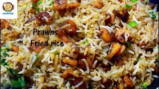 Prawns rice recipeprawns fried rice recipeFried prawns rice recipe [upl. by Nat]