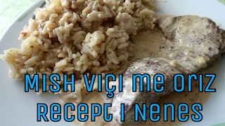 Mish Viqi me Oriz Recept i Nenes  Rindersteak mit Reis [upl. by Negem]