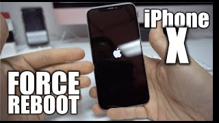 How to Force RebootRestart iPhone X  Frozen Screen Fix [upl. by Elorak]