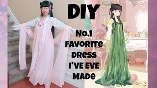 DIY NO1 Favorite Chinese Dress I Have Ever Made Where to Get Beautiful Fashion Inspirations [upl. by Dewhurst444]