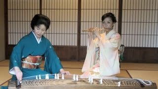 Traditional japanese Music Miyabi Shinobue meets Koto  tradionelle japanische Musik [upl. by Ynohtnaeoj857]