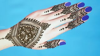 back hand dulhan mehndi designs easy arabic mehndi design piche ki  मेहंदी का डिजाइन वीडियो दिखाइए [upl. by Sirhc515]