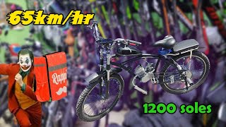 donde comprar bicimotos para delivery  bicicleta con motor calidad precio en lima peru [upl. by Trawets573]