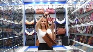 Billeteras mochilas y carteras de cuero  Moda 2017  Tiendas de ropa en Gamarra [upl. by Cirilo166]