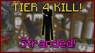 HE KILLED THE FIRST T4 VOIDGLOOM ON STRANDED  Hypixel Skyblock [upl. by Noeled]