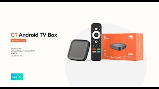 How to Use CooTV Stalker C1 Allwinner H313 Wifi6 Android TV Box [upl. by Orenid755]