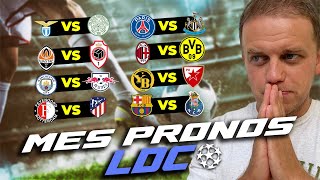 MES 8 PRONOSTICS LIGUE DES CHAMPIONS  PSG  NEWCASTLE  MANCITY  LEIPZIG  BARCELONE  PORTO [upl. by Polk]