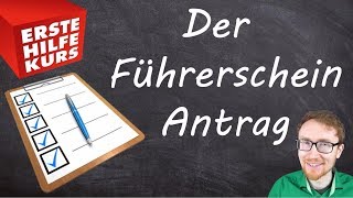 Der Führerscheinantrag  Straßenverkehrsamt  Antrag [upl. by Htiffirg]