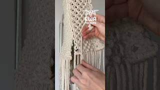 Making macrame bags is addictive 😂 macramebagtutorial ewamacramecrete [upl. by Yelbmik933]