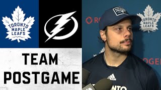 Maple Leafs Media Availability  Postgame vs Tampa Bay Lightning  April 17 2024 [upl. by Eerrehc576]