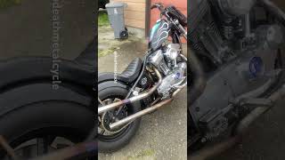 Sportster 1275 harleydavidson chopper lowbrowcustoms deathmetalcycle biker custom [upl. by Varin]