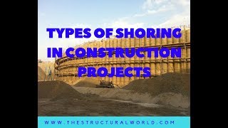 Types of Shoring in Construction Project [upl. by Cobby294]