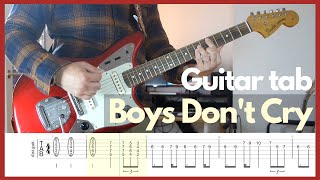 The Cure  Boys Dont Cry Guitar tabs [upl. by Lucy]