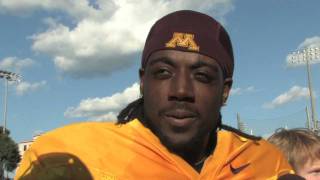 Gopher Football Camp Quarterbacks preview [upl. by Anikehs]