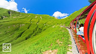 Brienz Rothorn Bahn The World’s Most Beautiful Train Ride In Switzerland 8k [upl. by Nivalc202]