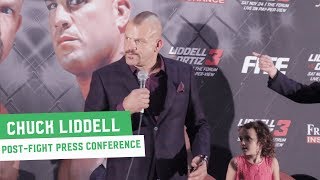 Chuck Liddell quotI felt good out there and I had fun so well seequot  Liddell vs Ortiz 3 Post Fight [upl. by Eannyl]