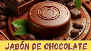 🍫 Cómo Hacer Jabón de Cacao o Chocolate Receta Fácil Rápida y Económica 🧼 [upl. by Rudwik]