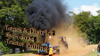 Totnes amp District Show 2024 Tractor Pulling [upl. by Zashin]