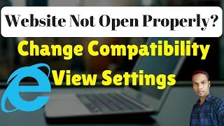 Website Not Open Properly Change Compatibility View Settings in Internet Explorer 11 [upl. by Ikram48]