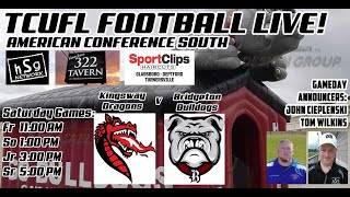 Live TCUFL Football  Kingsway Dragons  Bridgeton Bulldogs [upl. by Ettennor]