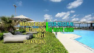 Hotel Marinos Beach Rethymnon Kreta Griekenland  Ster Reizen [upl. by Grieve]