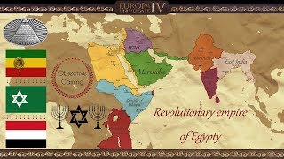 EU IV  Jewish Empire of Egypt  Timelapse [upl. by Shelley]