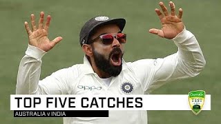 The five best catches from India Tests [upl. by Nahs751]