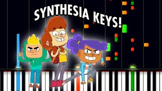 Ollies Pack Theme on SYNTHESIA KEYS [upl. by Llewellyn584]