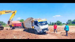 Detik Detik Dump Truk Pengangkut Pasir AMBLAS Berkali kali Di Lokasi Proyek Perumahan [upl. by Rebmit]