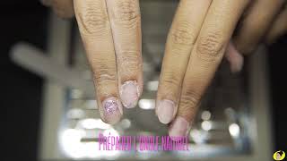 Ongle en gel gainage sur ongle naturel [upl. by Young]