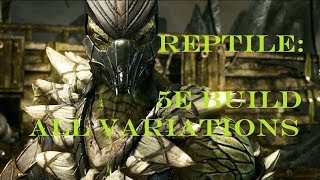 Reptile 5e Build All variations [upl. by Christabella686]