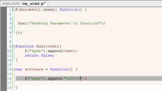 Custom Functions jQuery [upl. by Mukund]