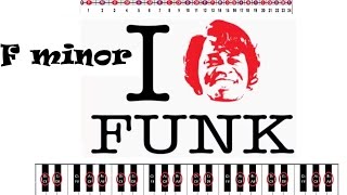 FUNK BACKING TRACK F MINOR Funky Blues [upl. by Worden]