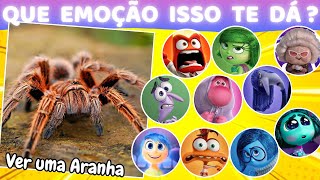 QUIZ PARA AVALIAR SUAS EMOÇÕES DIVERTIDA MENTE 2 😨🤬🤢 QUAL EMOÇÃO VOCÊ ESCOLHE  🤔 [upl. by Noxid]