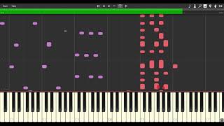 Hearthstone Kobolds and Catacombs Trailer Song Piano Synthesia [upl. by Nnaear]