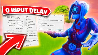 How PROS Get 0 INPUT DELAY In Fortnite INSANE 0 DELAY GUIDE [upl. by Hsina530]