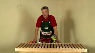 How To Build A DIY Slatted Shelving Unit  DIY At Bunnings [upl. by Hime122]