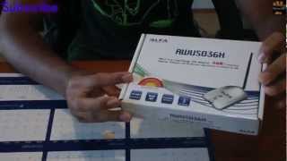 ALFA Network AWUS036H Long Range Wireless USB Adaptor Unboxing and First Look [upl. by Rebmac]