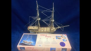 HM Brig Supply  Caldercraft 164 Nelsons Navy [upl. by Ainsworth296]