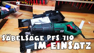 Im Einsatz Lidl  PARKSIDE® Säbelsäge PFS 710 kabelgebunden [upl. by Scriven]