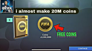 How i Made 20M Coins Free 🔥💀  How to get free coins in fifa mobile  EC ShaniYT [upl. by Annenn168]