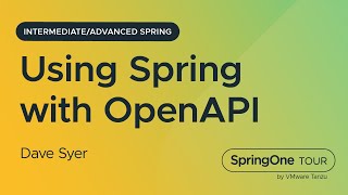 Using Spring with OpenAPI [upl. by Nodla1]