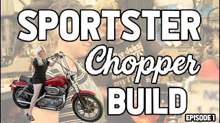 Sportster Chopper Wife Build Ep 1 [upl. by Carmelina]